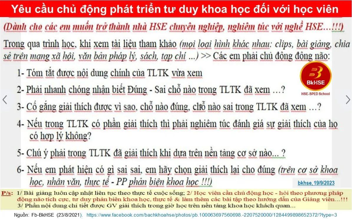 Yeu Cau Chu Dong Phat Trien Tu Duy Khoa Hoc Doi Voi Hoc Vien